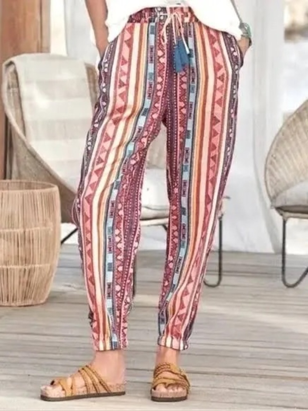 $16 Sundance Medium Striped Jogger